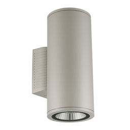 ULU-S22D-2x22W/6400K IP65 LIGHT GREY Светильник светодиодный уличный. Архитектурный накладной. Дневной свет (6400K). Корпус светло-серый. TM Uniel