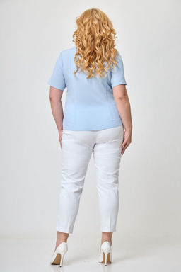 Блуза ANELLI 369 голубой  фото 6