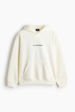 Sudadera estampada con capucha Loose Fit - H&m фото 2