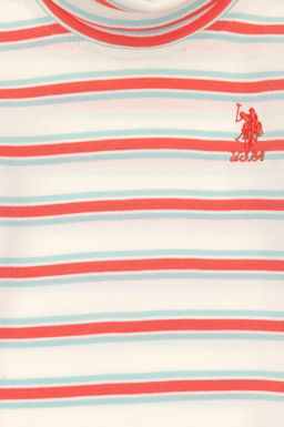 Кремовый свитшот для девочки Неожиданная скидка в корзине - U.s. polo assn фото 3