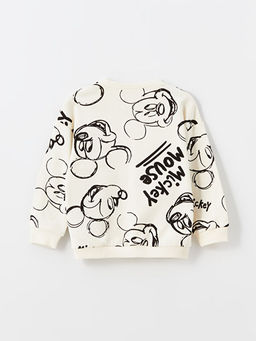 Bisiklet Yaka Mickey Mouse Bask?l? Erkek ?ocuk Sweatshirt - Waikiki фото 2