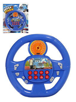 Музыкальный руль «Весело рулим», работает от батареек, цвета микс