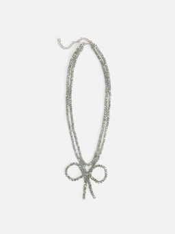 ACOOLA / Бусы детские Kirsty светло-серый  фото 2