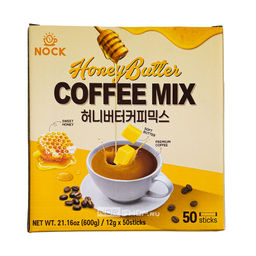Растворимая кофейная смесь со вкусом мёда и сливочного масла (Honey Butter Coffee Mix) Нок / Nock, Корея, 600 г (50 пакетиков по 12 г) Акция