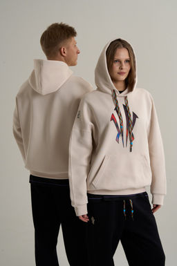 Худи Бежевый KAI Sweat Hoodie - Anta фото 3