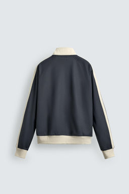 ZIP-UP SWEATSHIRT WITH STRIPES - Zara фото 16