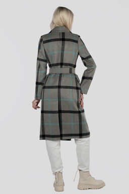 Пальто женское демисезонное (пояс) - El podio фото 5