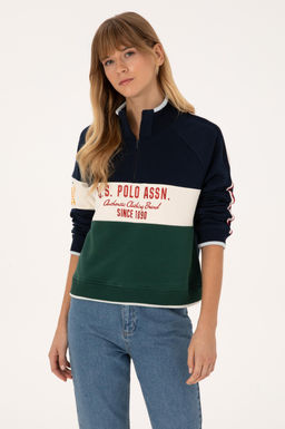 Kad_n Lacivert Sweatshirt
