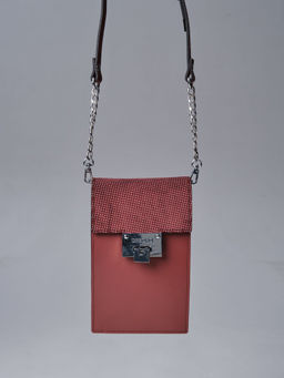 Сумка кожаная на плечо Deboro 30350 бордо