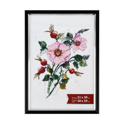 Рамка Gamma ПРК-18 21 х 30 см пластик. с оргстеклом черный