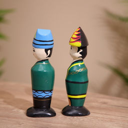 Сувенир «Парочка» дерево (набор 2 шт.) 17 см