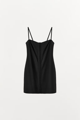 SHORT DRESS WITH POLYAMIDE HOOKS - Zara фото 2