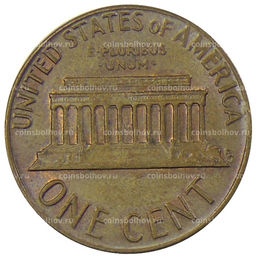 Монета 1 цент 1973 года D США