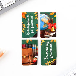 Подарочный набор в портфеле, ежедневник А5, 80 л., закладки, ручка «Дорогому учителю»