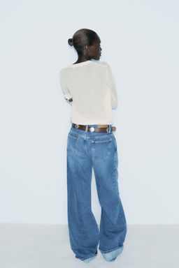 FINE KNIT SEMI-SHEER SWEATER - Zara фото 11