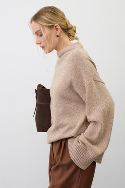 ЕВ 30245/ш/бежевый меланж джемпер жен