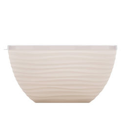 Цена за 2 шт. Чаша "Оазис" 4л (с крышкой) (бежевый) М8405