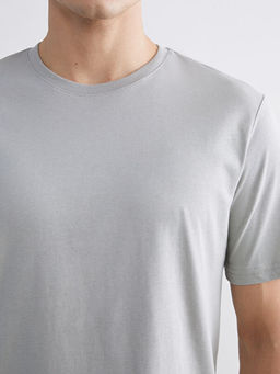 Bisiklet Yaka Penye Erkek Ti??rt