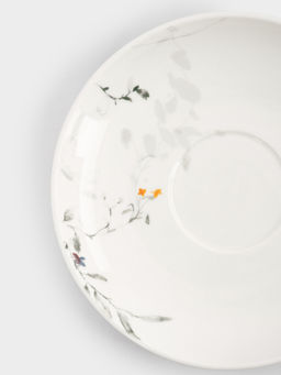 Пара чайная, 6 перс, 12 пр, 220 мл, фарфор N, белая, Цветы и листья, Primrose - Anna lafarg фото 5