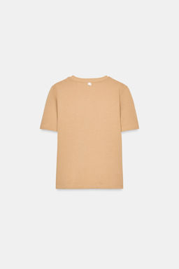 T-SHIRT WITH CONTRAST POCKET - Zara фото 15