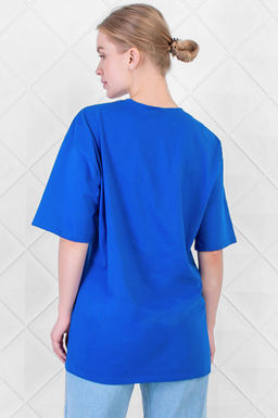 Арт. 3172/4 Футболка женская 44-52 (5 шт) Цвет:ультрамарин - Калинка фото 2