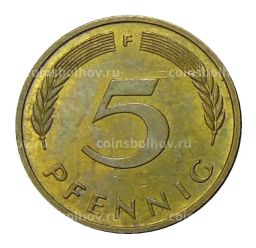 5 пфеннигов 1988 года F Германия