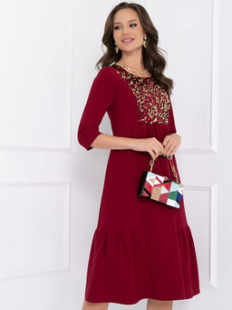 ПЛАТЬЕ ДЭЙФИНА (КАРМИН ШАЙН) - Bellovera фото 3