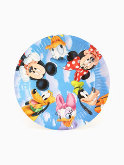 Тарелка одноразовая бумажная 18 см, набор 10 шт., Друзья