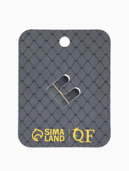 Брошь «Флаг России», триколор в золоте