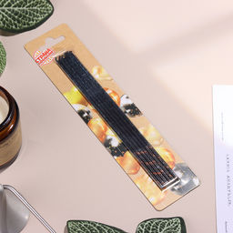 Набор свечей в торт, 6 штук Сияние, голубой с чёрным, 17 см - Страна карнавалия фото 6