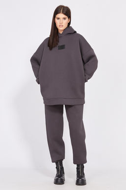 Костюм  2532 серо-фиолетовый