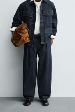 BARREL FIT DENIM CHINOS - Zara фото 2