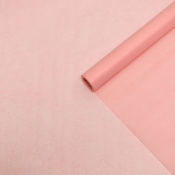 Бумага тишью 50 см × 10 м, светло-розовая, 50 см × 10 м