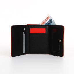 Кошелёк на кнопке, цвет рыжий - Simaland фото 6