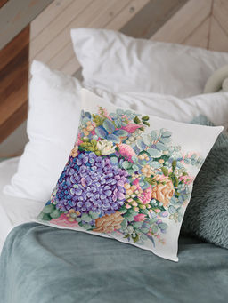 Набор для вышивания PANNA PD-7303 Подушка. Гортензия 40 х 40 см