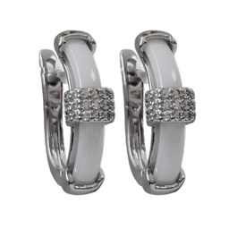 Серьги с керамикой