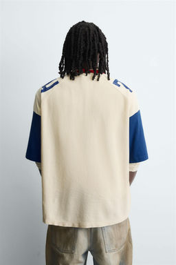 RETRO VARSITY T-SHIRT - Zara фото 3