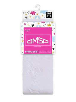 OMSA kids Collant 12A01-2 с ажур рис (бабочки) - bianco  фото 5