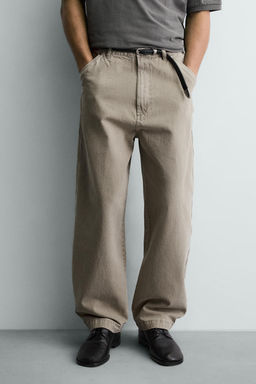 BALLOON FIT WASHED TROUSERS - Zara фото 21
