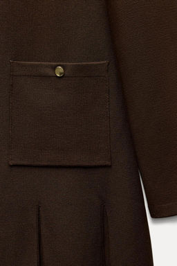 SHORT PLEATED KNIT DRESS - Zara фото 6