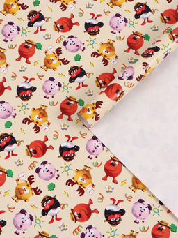 Цена за 10 шт. Бумага глянцевая «Смешарики», 50 × 70 см