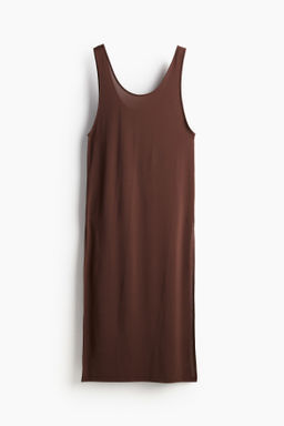 Vestido playero con escote en U