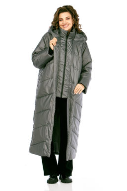 Пальто Diamant 2128 серый фото 6