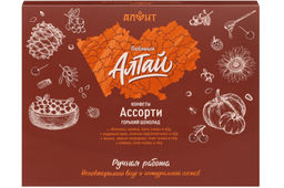 Ассорти НАБОР "Любимый Алтай" горький шоколад Алфит 7254