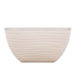 Миска с крышкой "Оазис" п/эт. 2,5л (бежевый)