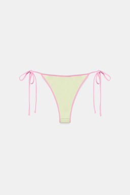 BRAGUITA BIKINI CONTRASTE / Amarillo - Zara фото 9
