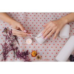 Набор: свеча--цилиндр, 4×5 см, 4×9 см, 5×11.5 см, 3 шт., белая