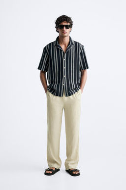 CIZGILI DOKULU GOMLEK