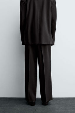 PLEATED SUIT TROUSERS - Zara фото 3