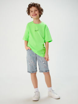 ACOOLA / Шорты джинсовые детские для мальчиков Hin голубой  фото 4